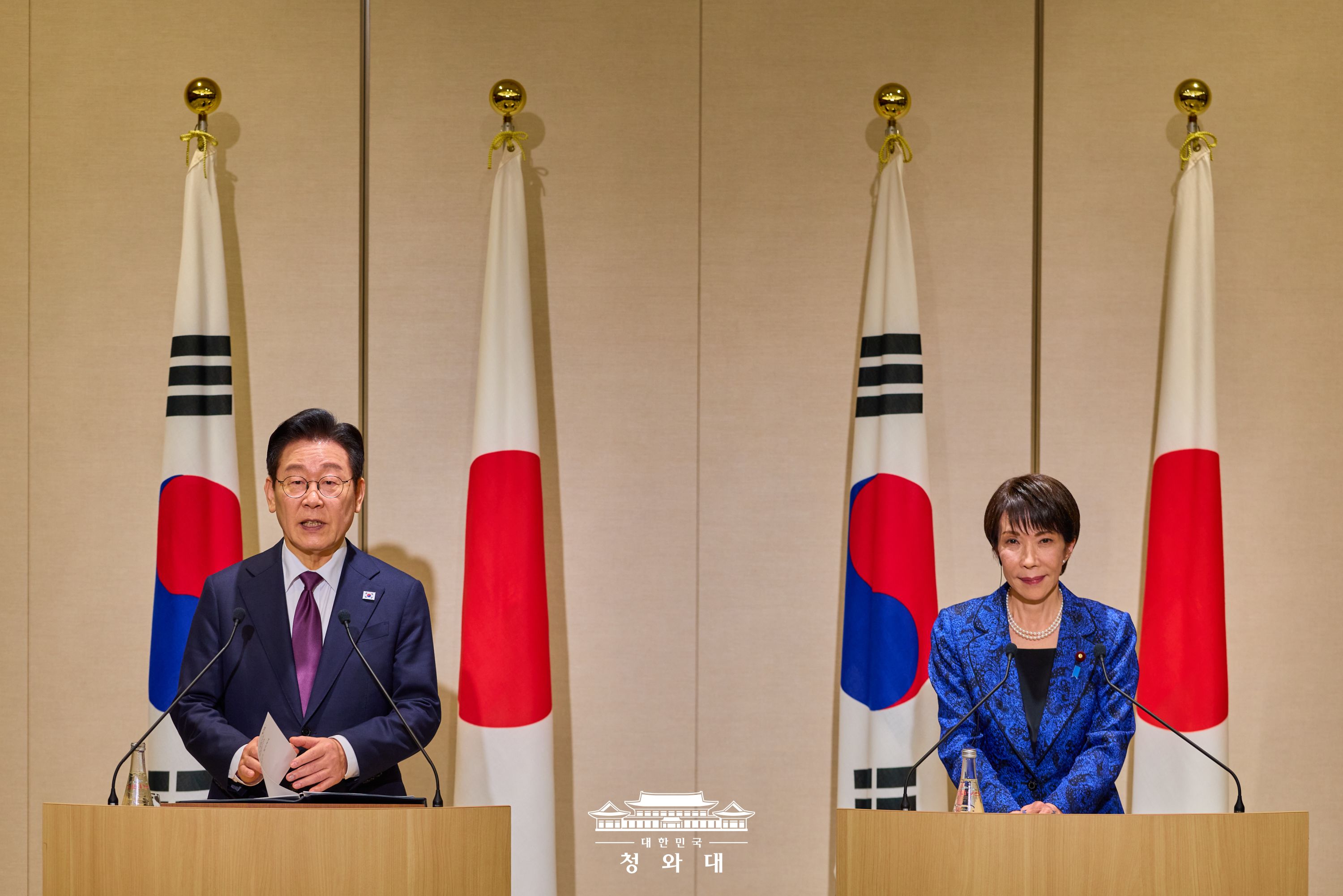 韓日首脳会談(奈良、1.13)