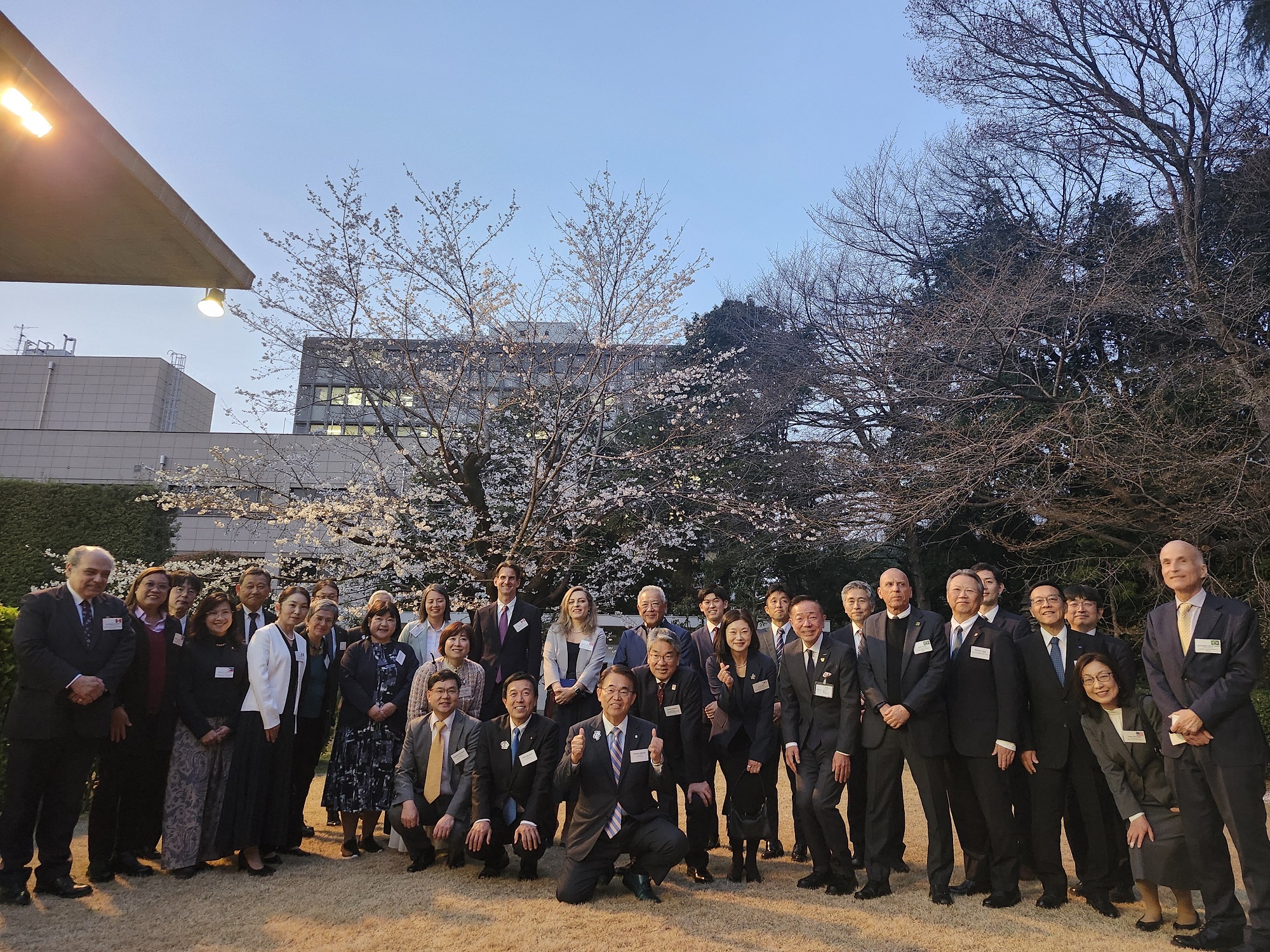 外国公館支援協議会 「さくらパーティ」 参席(3.24.)